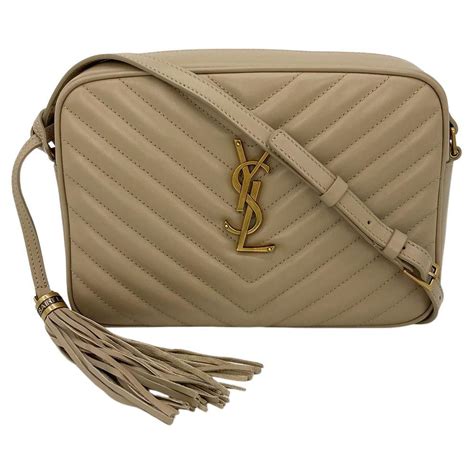 ysl lou camera bag beige|ysl camera bag dark beige.